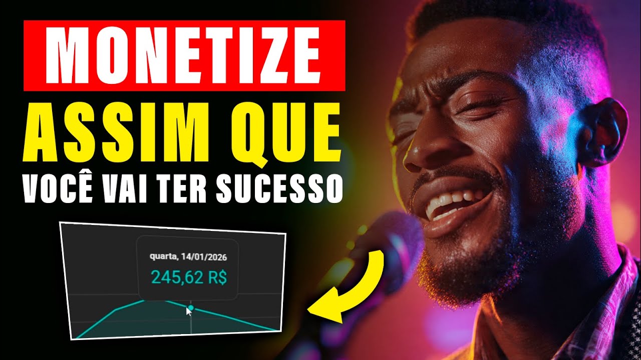 Segredo de COMO GANHAR DINHEIRO com Canal de MÚSICA no Youtube em 2026