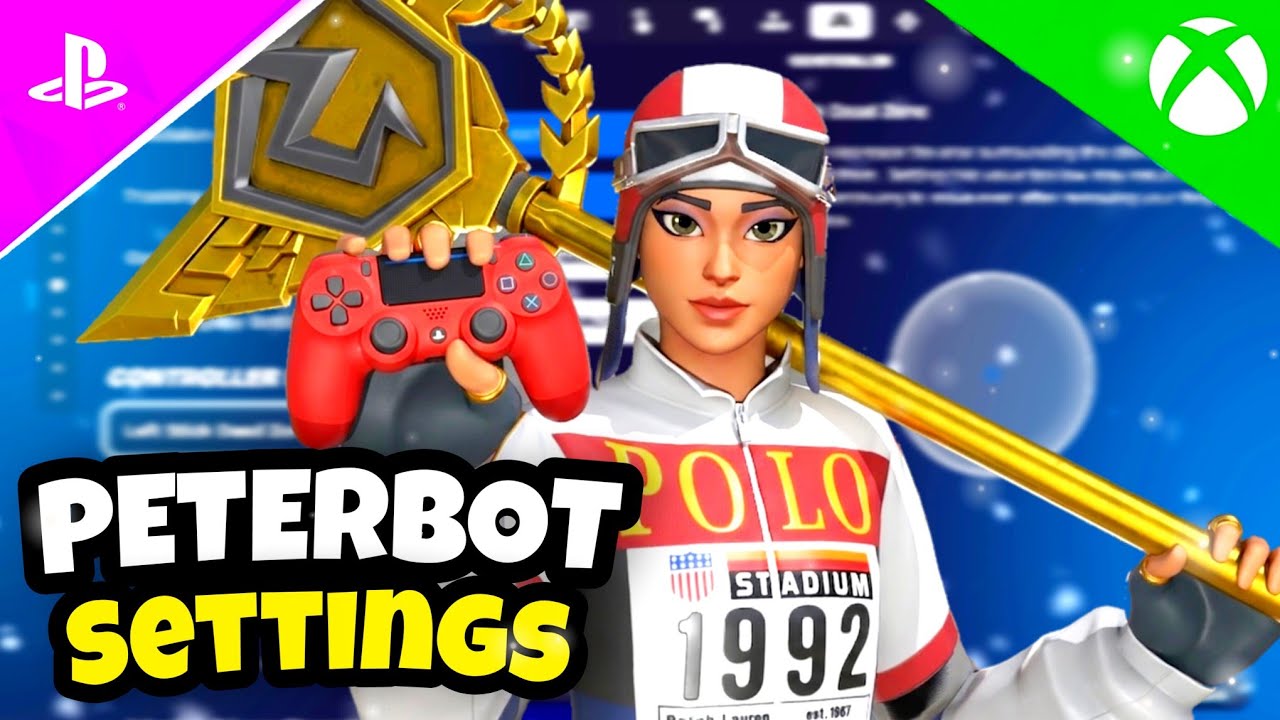 Peterbot Fortnite Controller Settings 2026 (Aim Assist & Sensitivity) 🎯