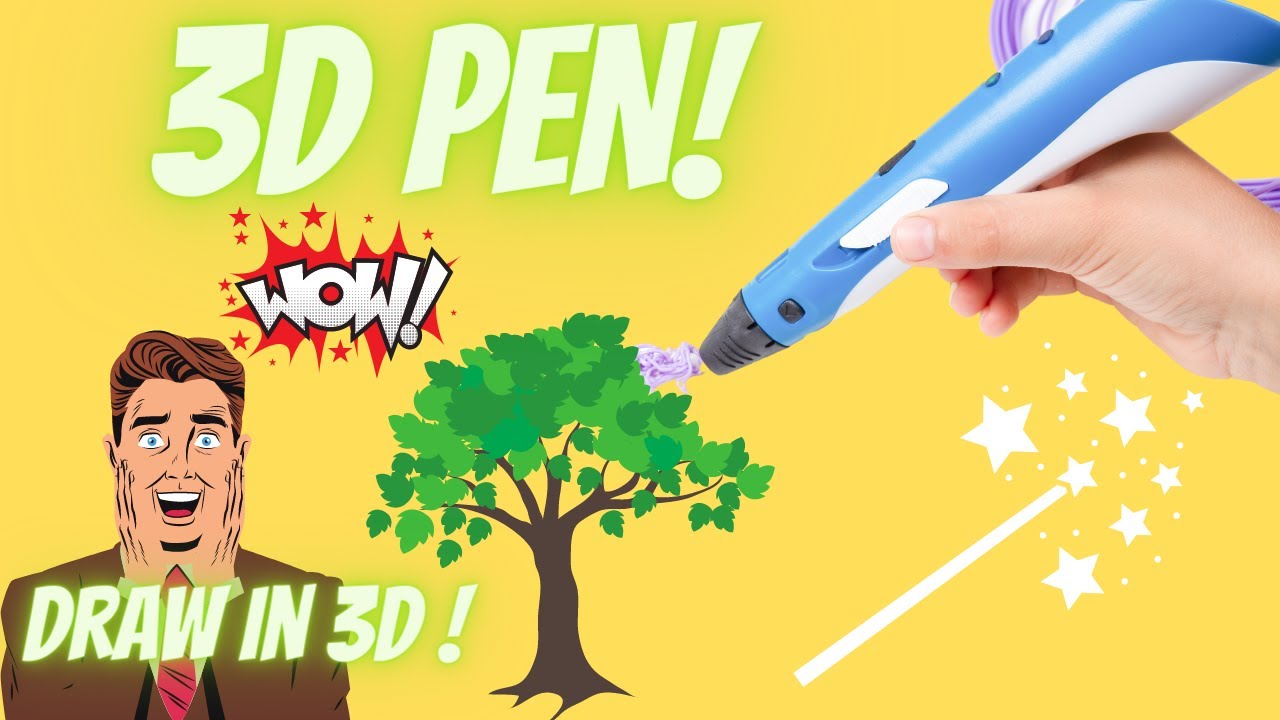 3D PEN DRAWING : making the great TREE 3d stylo :3d printing creation
