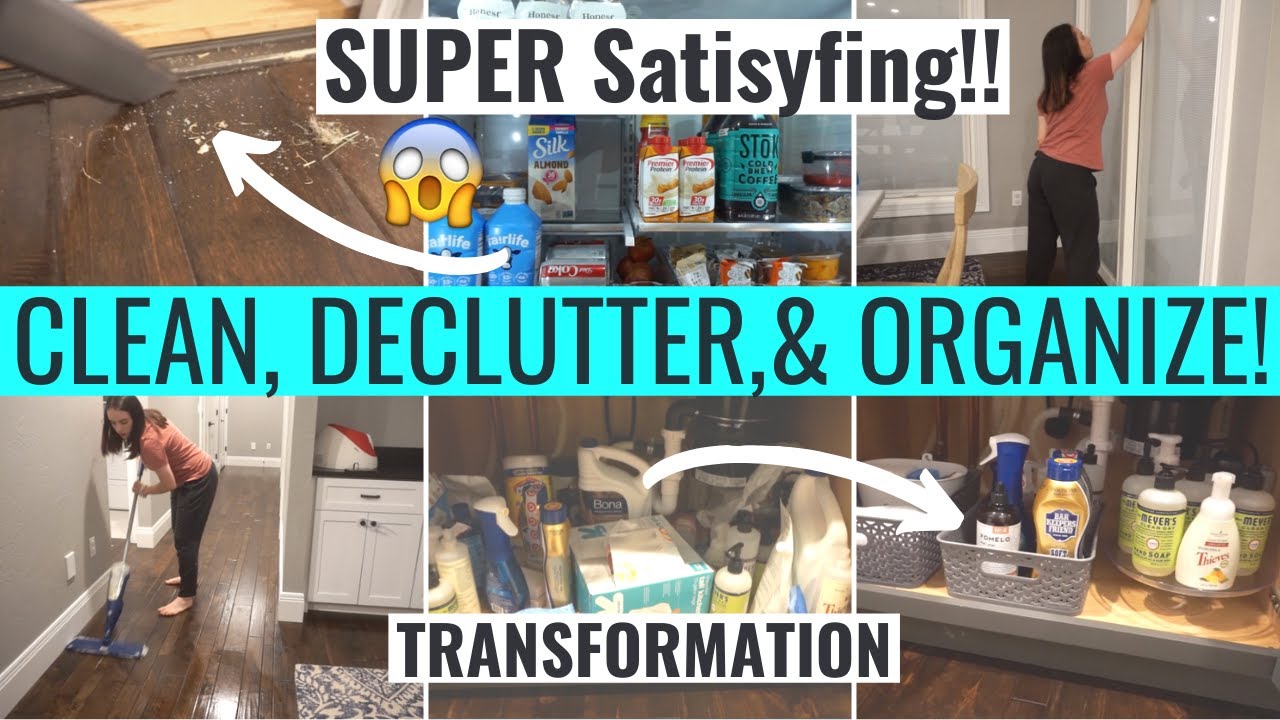 NEW! CLEAN + DECLUTTER + ORGANIZE WITH ME 2020 | KONMARI METHOD | EXTREME CLEANING MOTIVATION