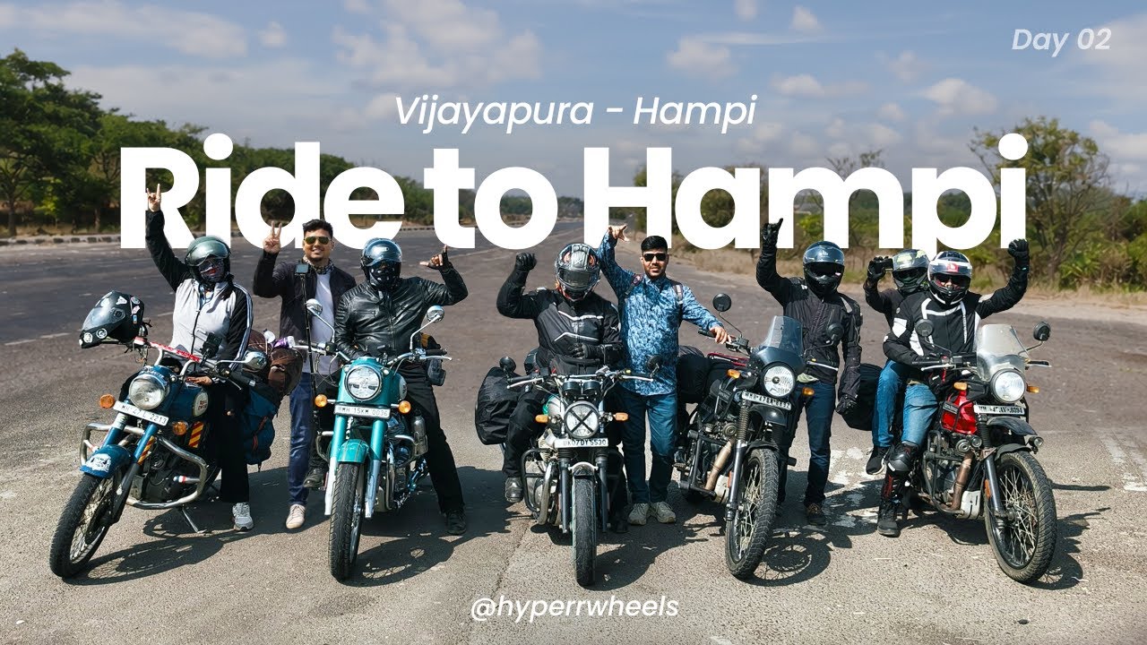 Vijayapura to Hampi Motorcycle Ride | Ibrahim Rauza, Gol Gumbaz & Kudalasangama | Royal Enfield 650