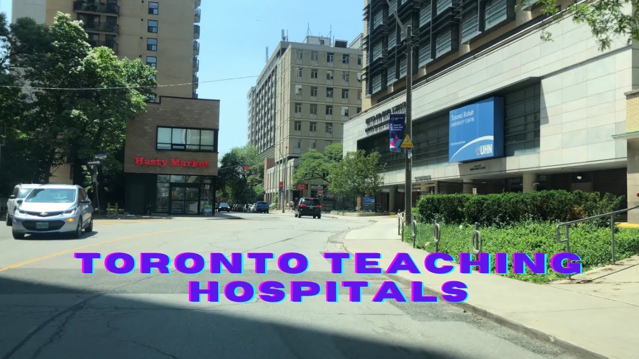 Major hospitals in Downtown Toronto, Canada