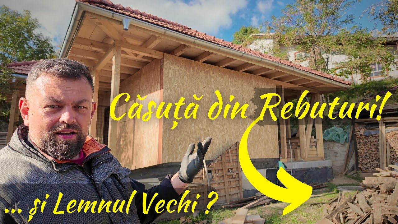 Proiect de Căsuță din Lemn Reciclat cu Pregătiri în Viața la Țară 🍂 A venit Toamna-n Sat!