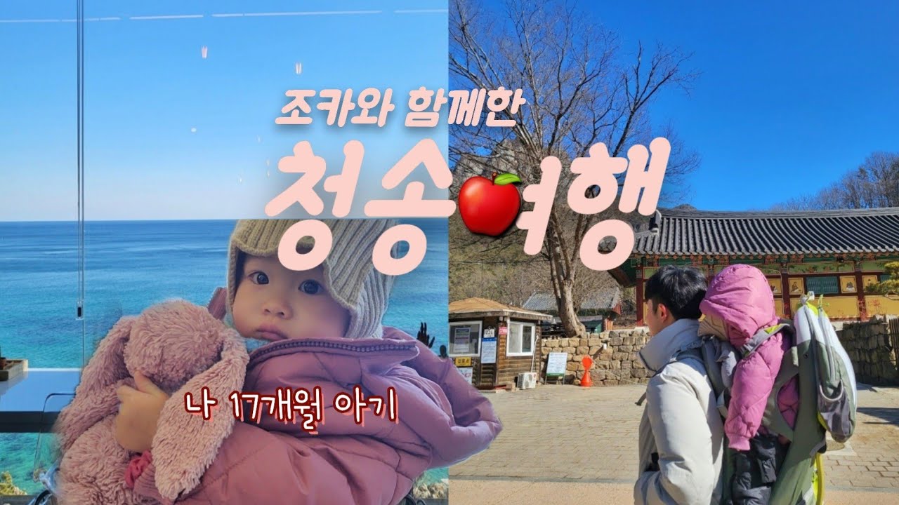 조카와 함께한 청송여행🍎| 아기 업고 주왕산 등반(?)⛰️, 솔샘온천♨️, 영덕 오션뷰 카페 커피공장☕️, 소노벨 청송, 빠띠오, 솔샘온천, 수달래 힐링 가족여행