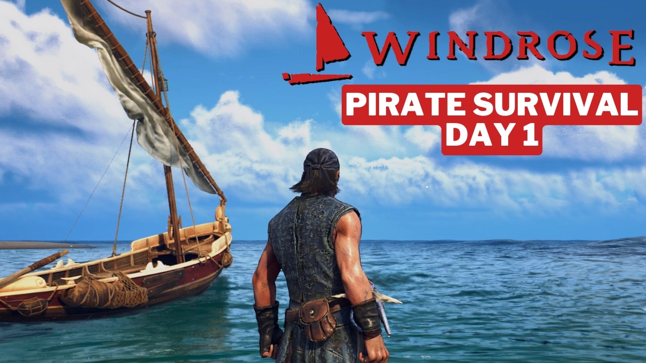 ДЕНЬ 1 в этой НОВОЙ игре на выживание для пиратов - Windrose