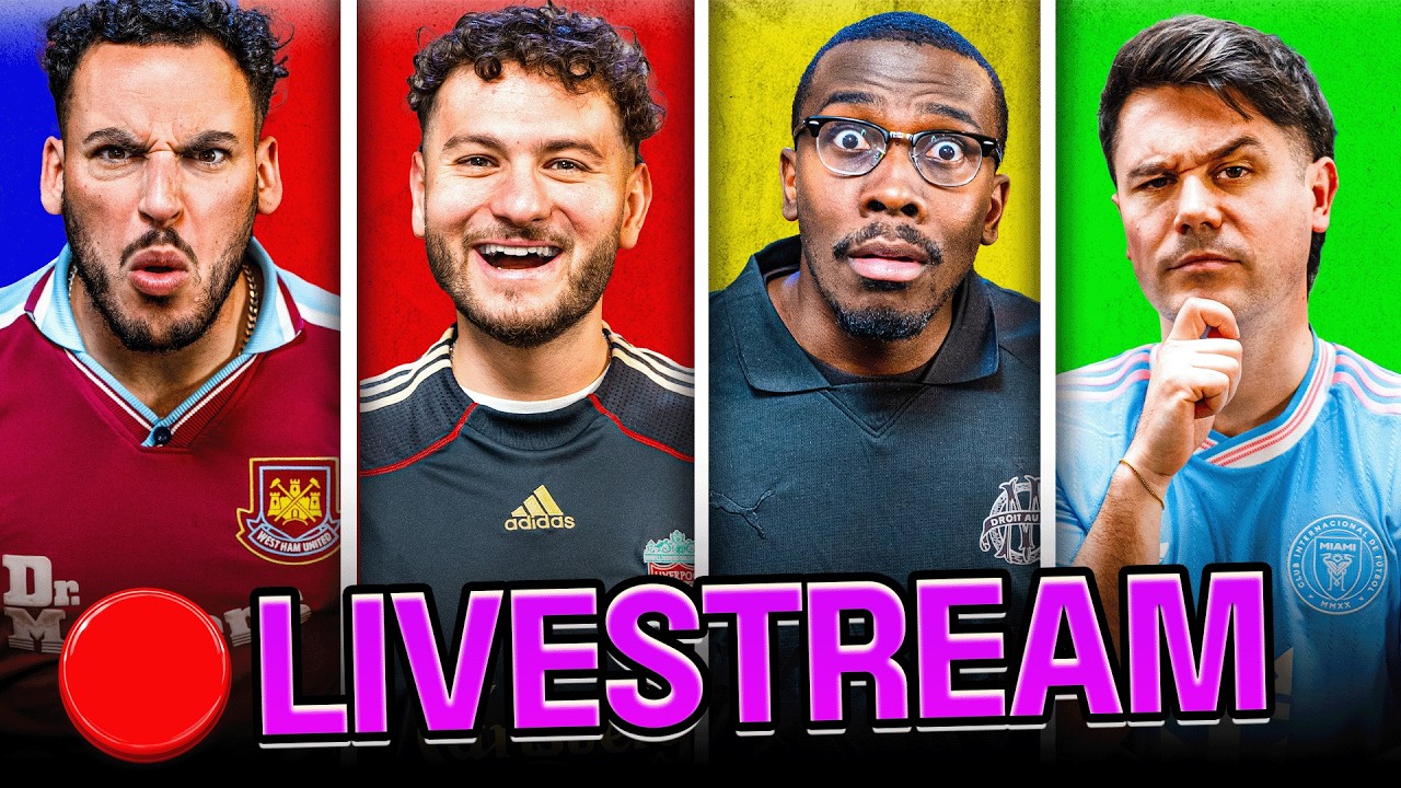 🔴 FRONT THREE LIVESTREAM: FOOTBALL QUIZZES + DEBATES 🔥