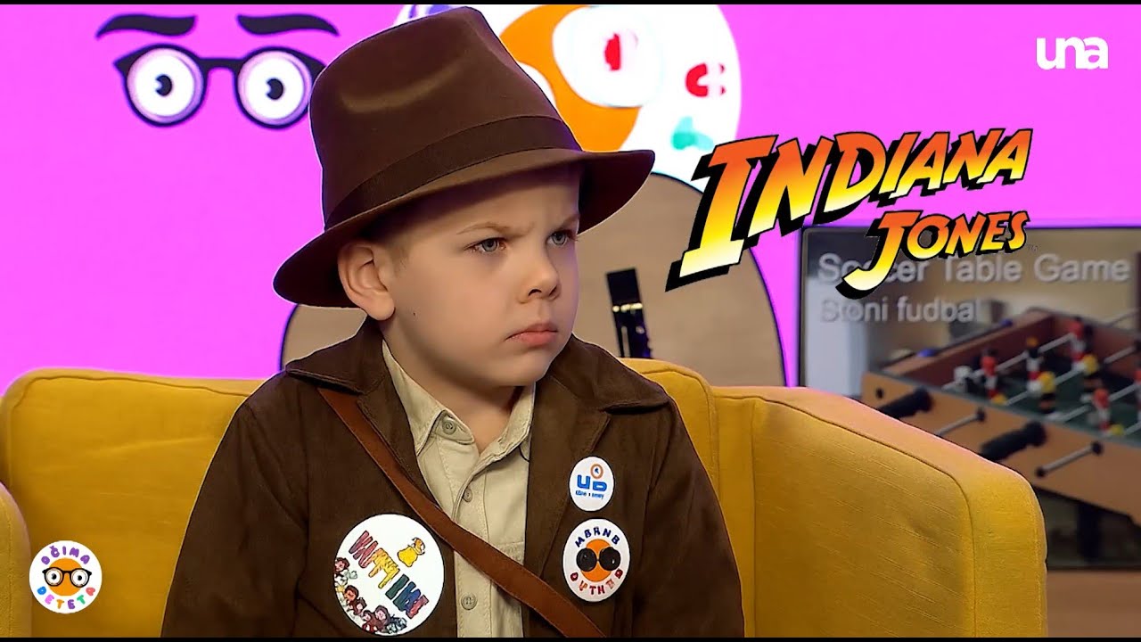 OČIMA DETETA I Mali Indijana Džons protiv Davida-Jovana u igri: Pogodi ko sam ako možeš! 🧠😋 I UNA TV