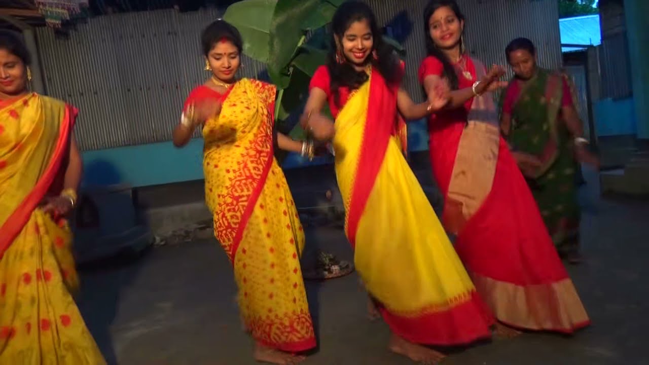 উত্তরাঞ্চরের বিয়ের গীত ও ড্যান্স-৮ #বাইগোন বাড়িত মুই ছিটানু ছাই (রংপুরের গীত)