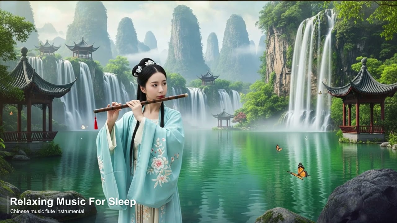 A Flute Girl Most Beautiful Chinese Flute Music, Stress Relief Music, Sleep Music