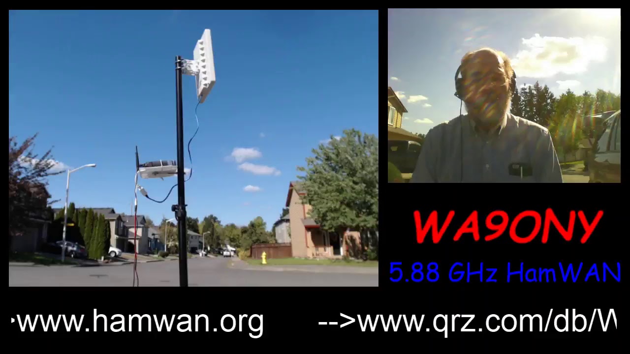 WA9ONY HamWAN Live Streaming Test 1
