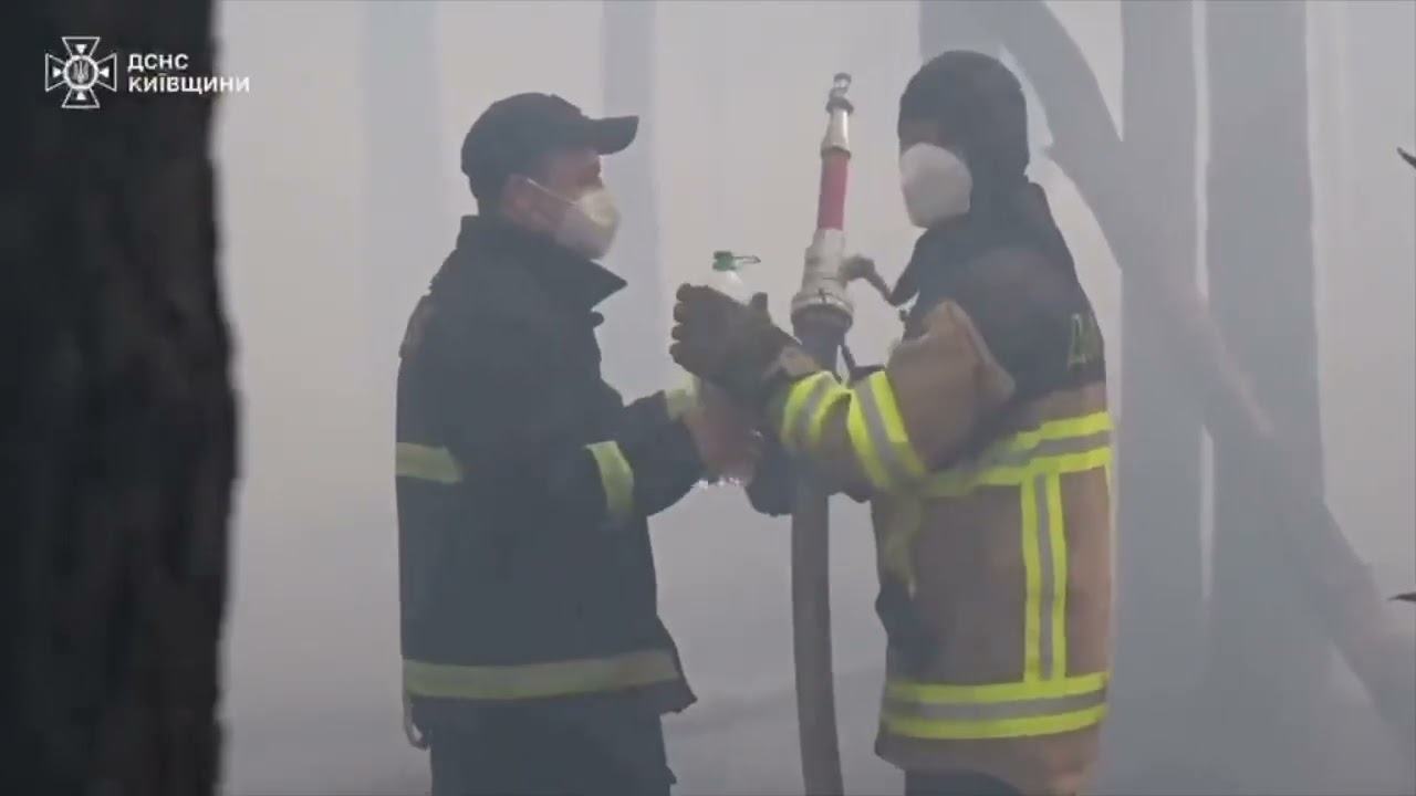 Forest Fire in Chernobyl Area Caused by Russian Drone, Kyiv Says