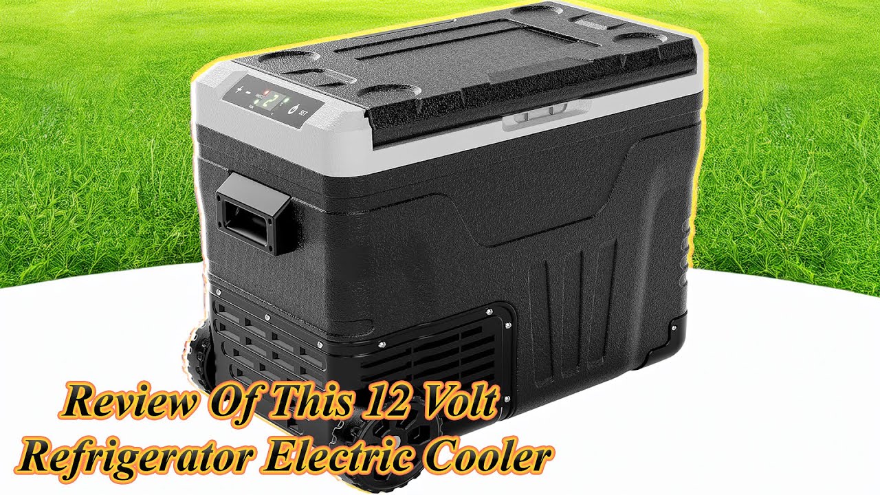 EUHOMY 12 Volt Refrigerator | 53QT (50L) Portable Freezer & Cooler for Travel, Truck, Boat & Camping
