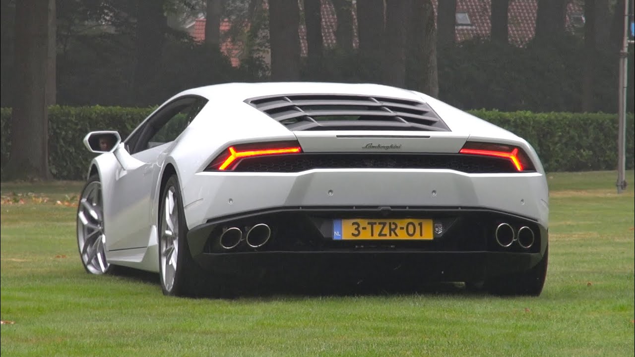 Lamborghini Hurac&aacute;n LP610-4 - LOUD Revs+ Crackling Sounds!