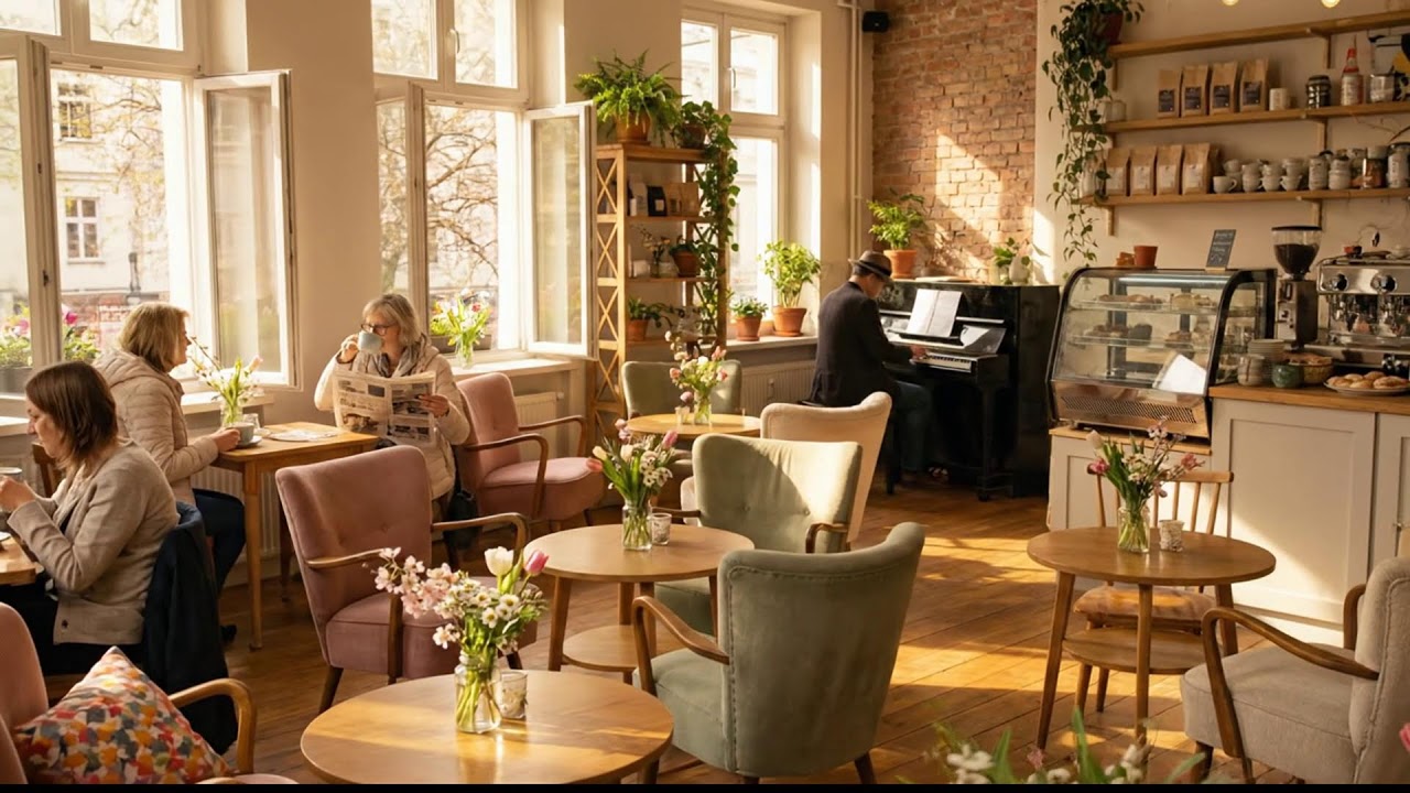 봄 오후를 위한 아늑한 카페 재즈 ☕🌿🎷