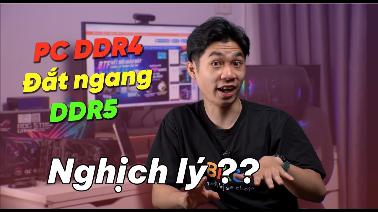 NGHỊCH L&Iacute; PC LƯỚT | Kh&ocirc;ng phải cứ PC DDR4 l&agrave; P/P ???!