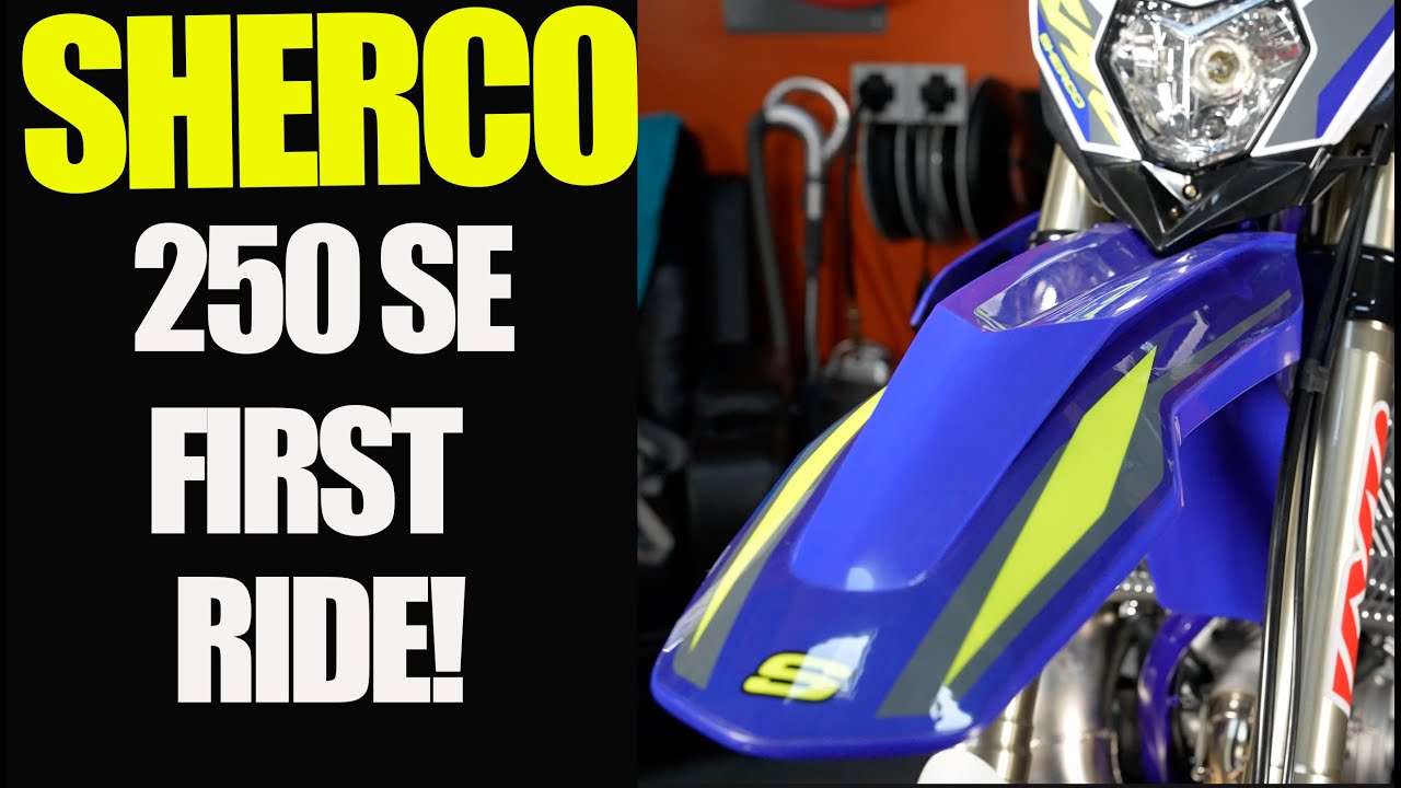 First Ride Sherco 250 SE Factory!   Killer 2 Stroke Dirt Bike
