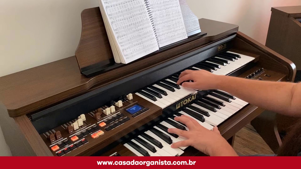 TOKAI MD 20 WENGUE - HINO 357 (HINÁRIO 05 CCB) - FACE A FACE O VEREI - CASA DAS ORGANISTAS