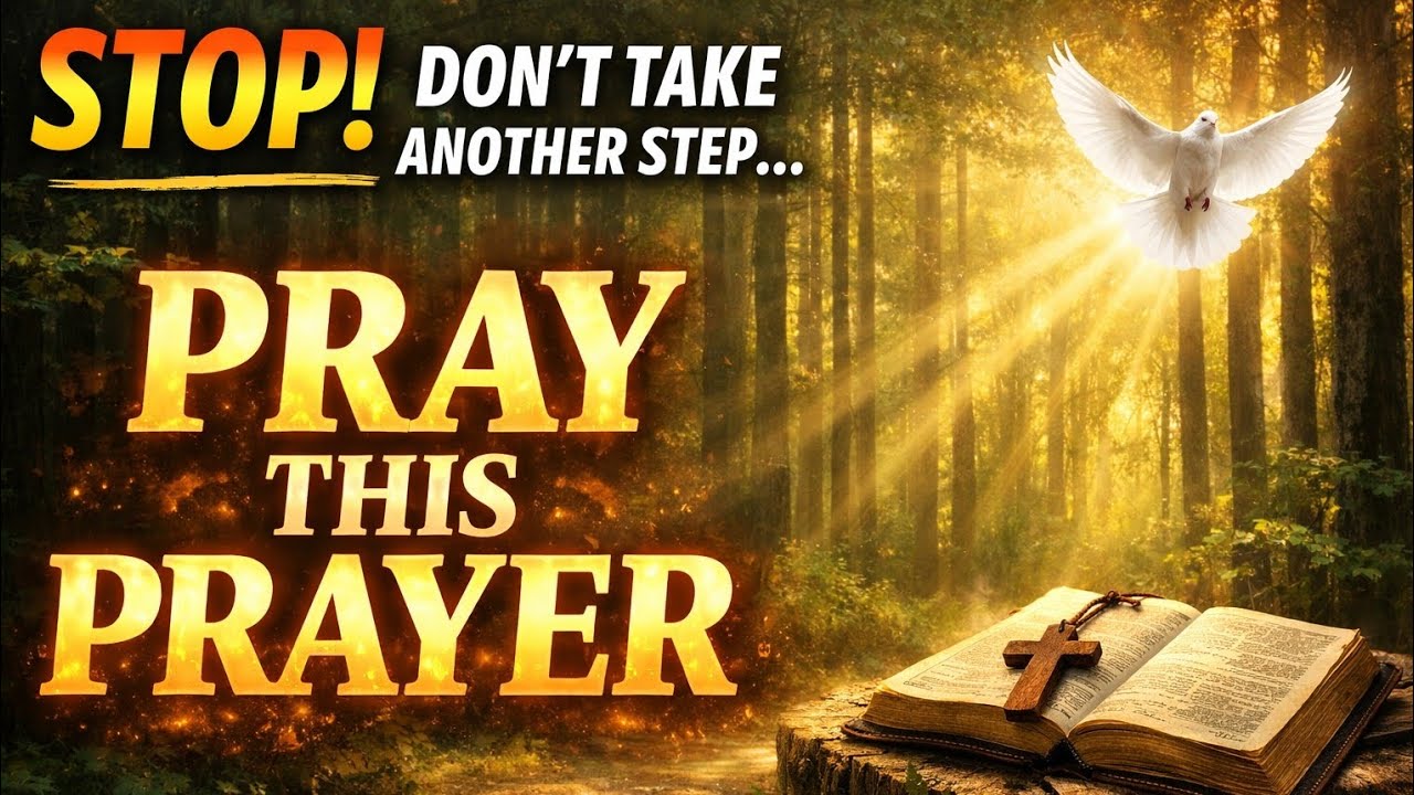 Don’t take another step today without praying this powerful prayer. 