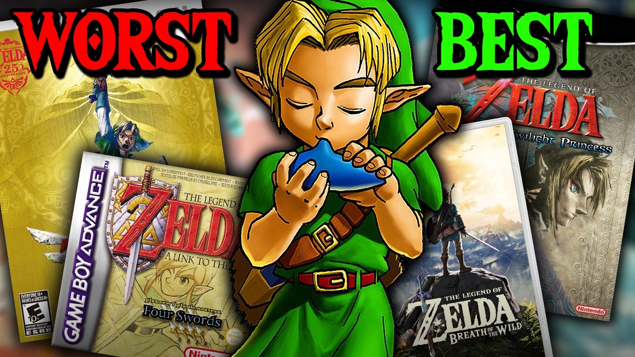 The Best and Worst BOX ART for Every ZELDA Game