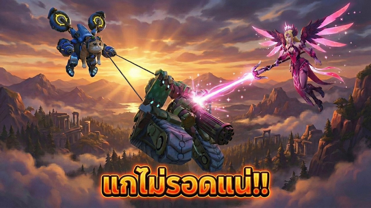 สายการบินน้องแมวมาแล้วค้าบ! แผนลับที่ทำให้ Bastion บินได้ | Overwatch