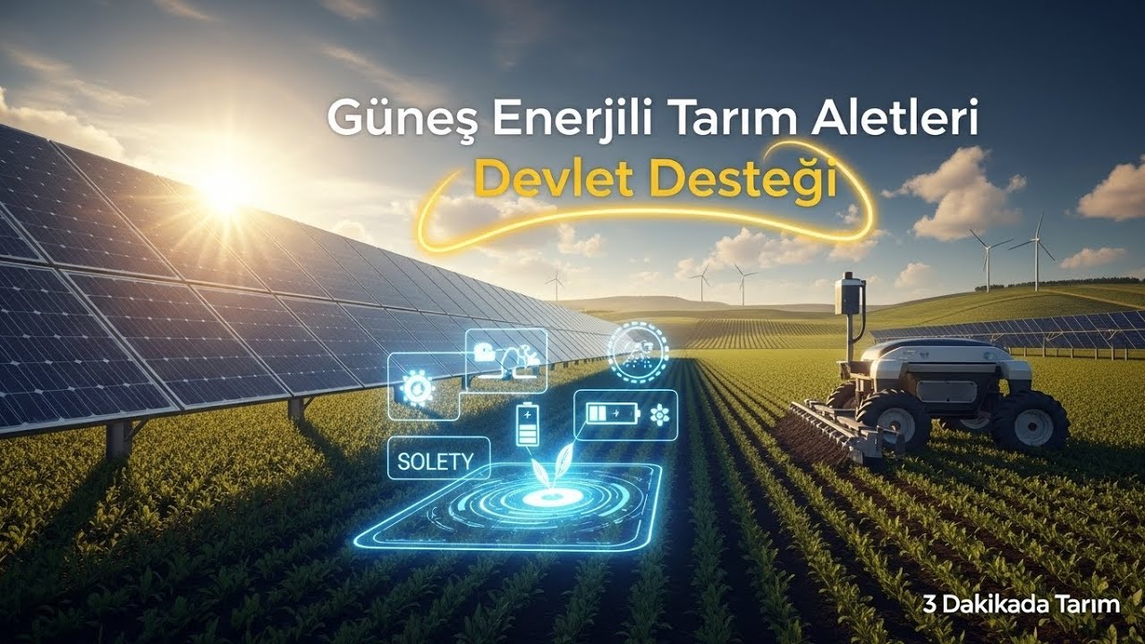 Güneş Enerjili Tarım Aletleri ve Devlet Desteği