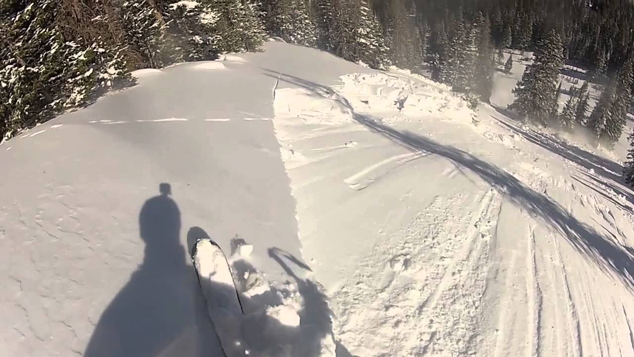 Avalanche Caught on GoPro Camera Uinta Mountains Utah 2/21/14