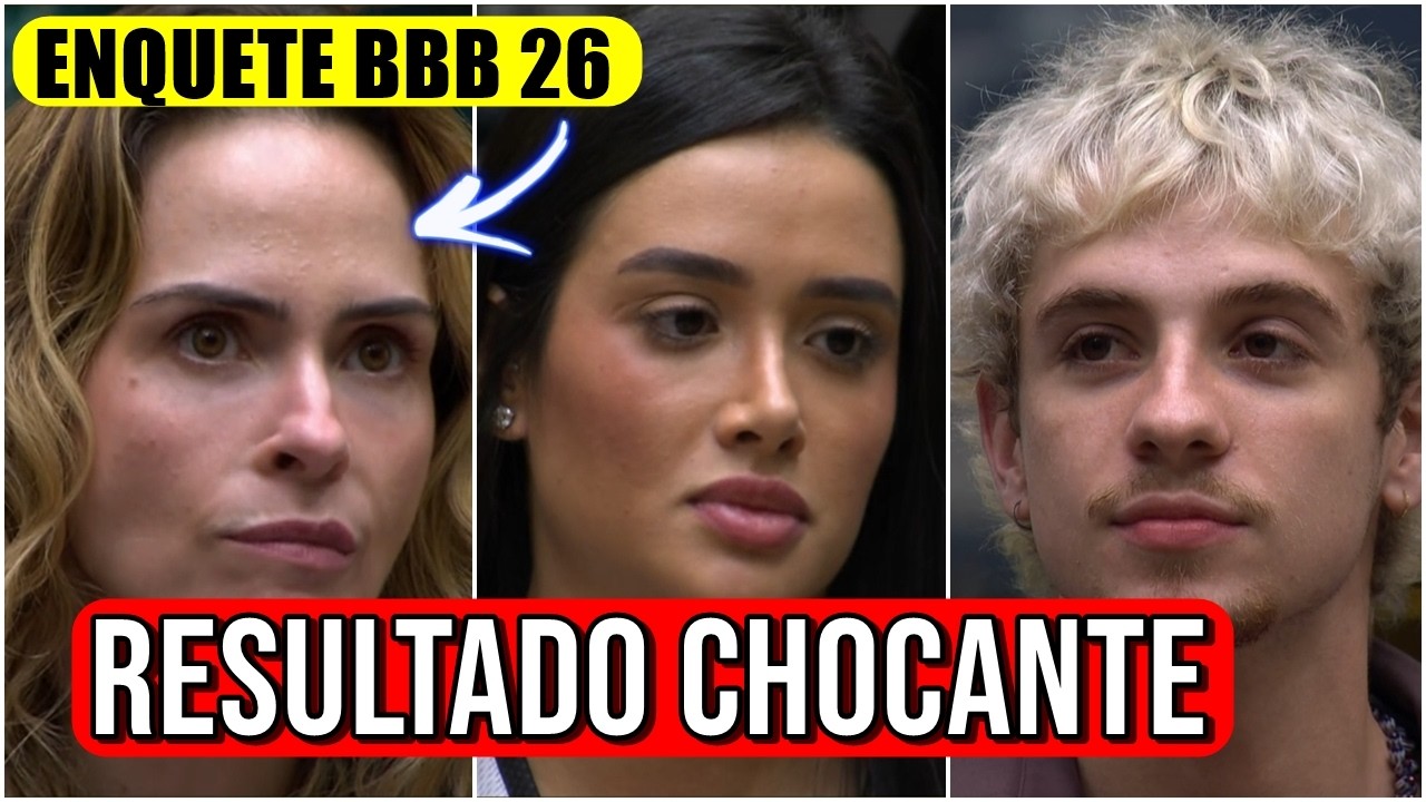 🚨ENQUETE PARED&Atilde;O BBB 26 QUEM SAI: ANA PAULA, JORDANA OU JULIANO🔥 AO VIVO