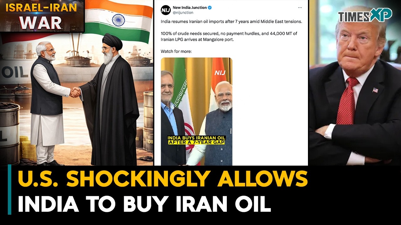 U.S. Shockingly Allows India To Buy Iran Oil Amid Iran-Israel-U.S. War