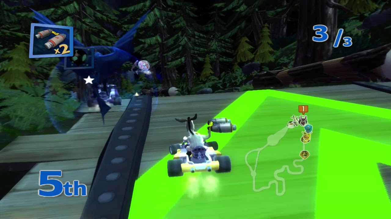 [Xbox 360] DreamWorks Super Star Kartz - Circuit: Moon Cup 150CC - Donkey