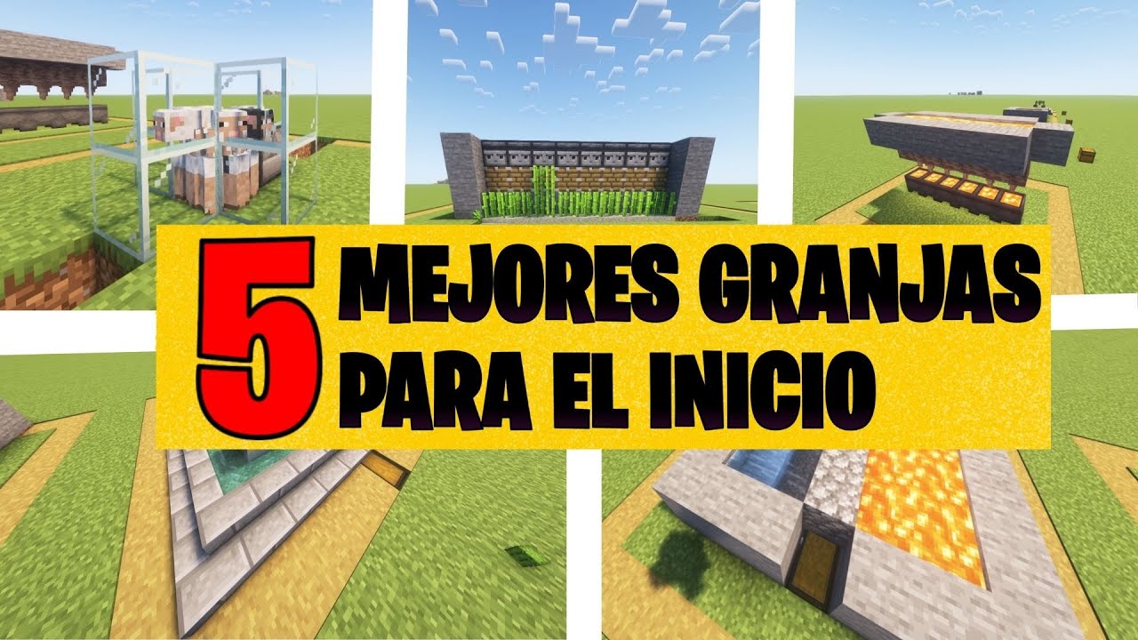 ¡LAS 5 MEJORES GRANJAS PARA TU SURVIVAL!