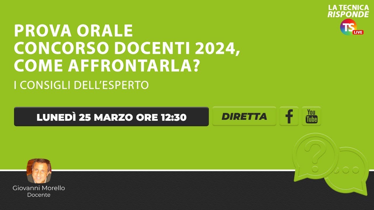 Prova orale concorso docenti 2024, come affrontarla? I consigli dell’esperto