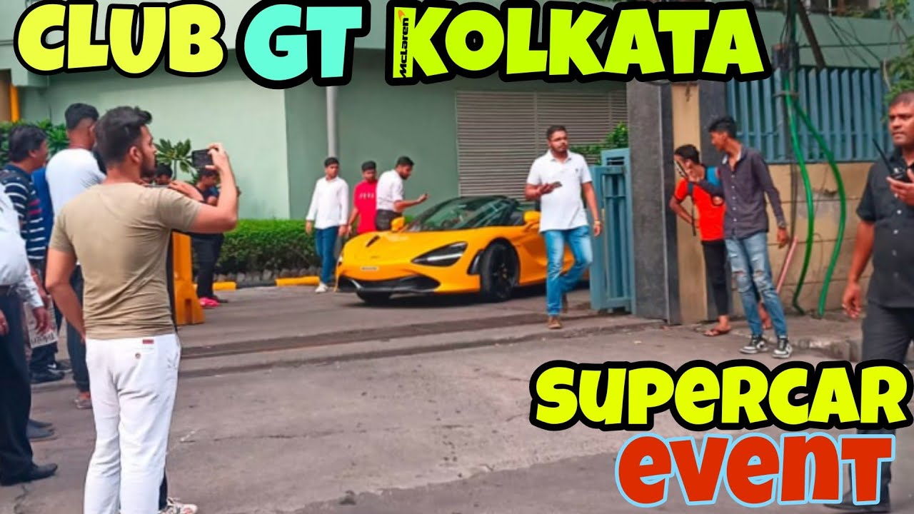 CLUB GT KOLKATA (SUPERCAR EXITING FROM THE QUEST MALL 2K22 #lamborghini #FERRARI  #MCLAREN