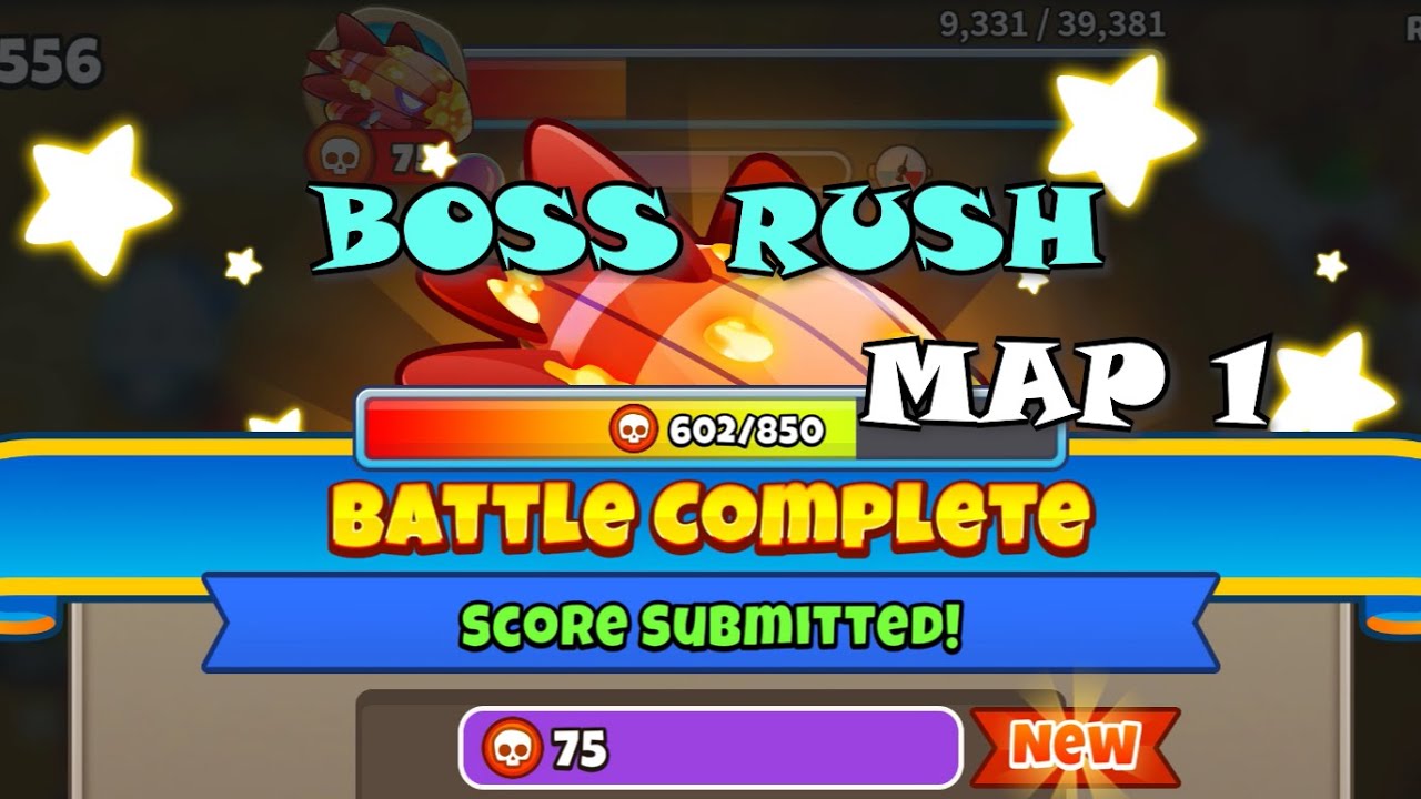 Boss Rush Map 1 | Pops 75 | BTD6 Boss Tutorial | BLASTAPOPOULUS | 2 january