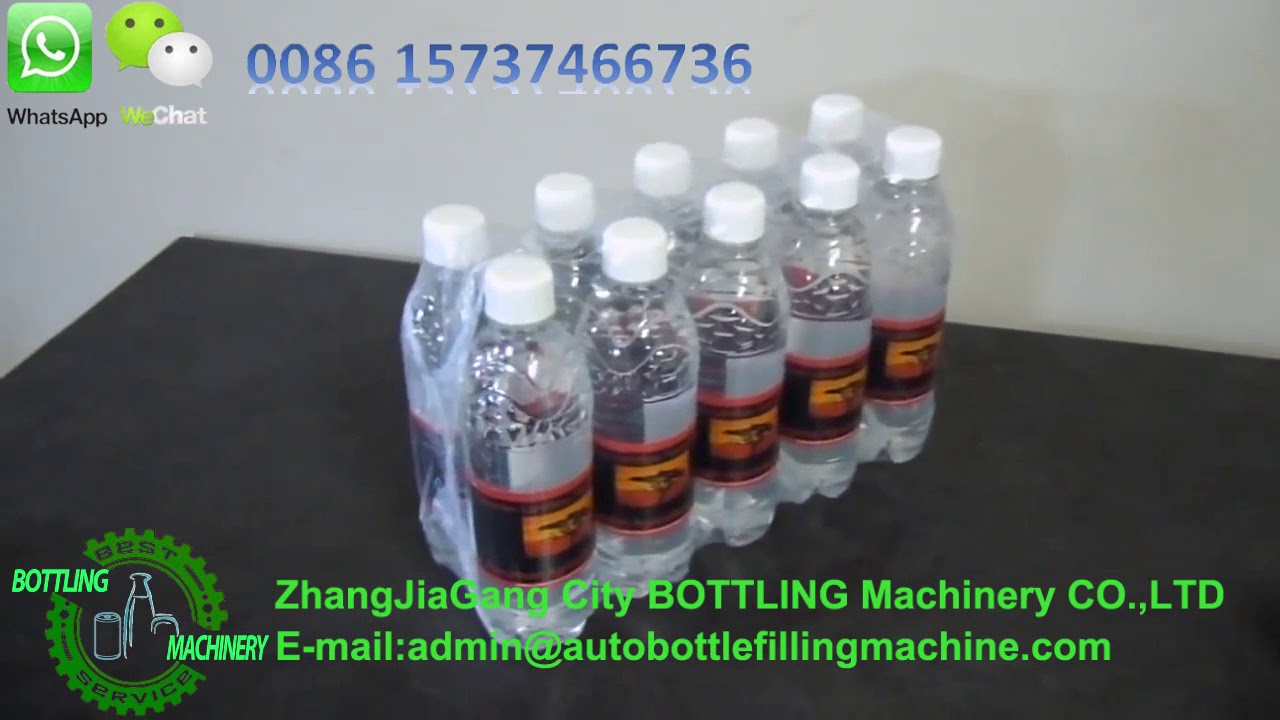 Manual heat shrinking gun for bottle film wrapping how to use the film shrink gun to wrap bottles