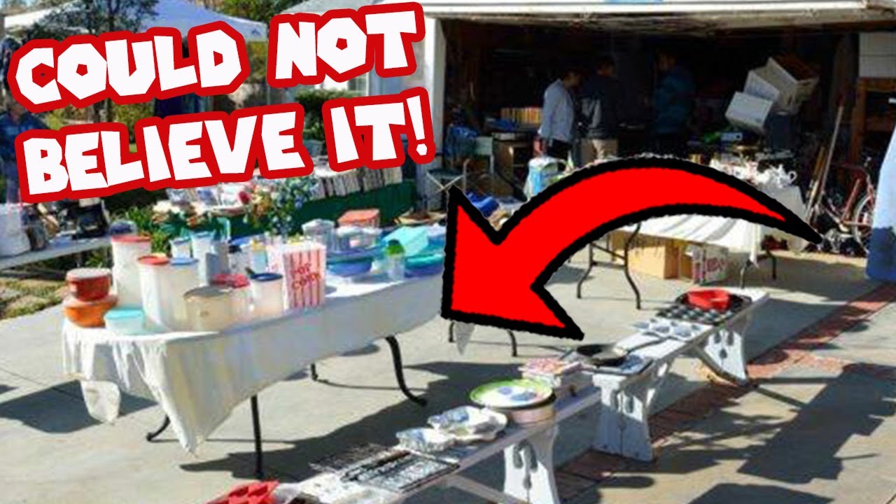 INSANELY CHEAP PRICES AT THE GARAGE SALE
