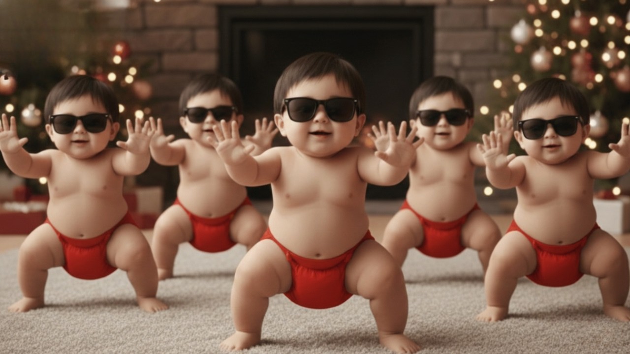 Jingle Bells Song | Baby Dance & Holiday Fun Christmas Song for Kids & Toddlers