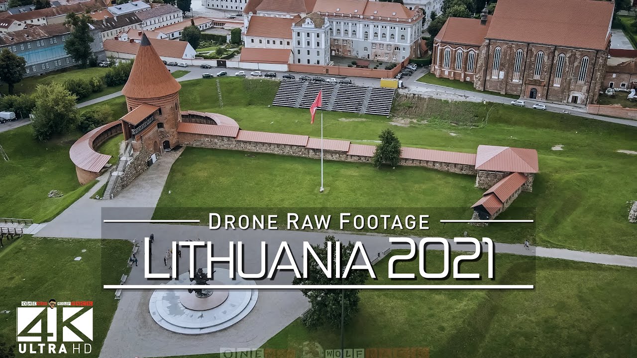 【4K】Drone RAW Footage 🔥 This is LITHUANIA 2021 🔥 Vilnius Kaunas Klaipeda | UltraHD Stock Video