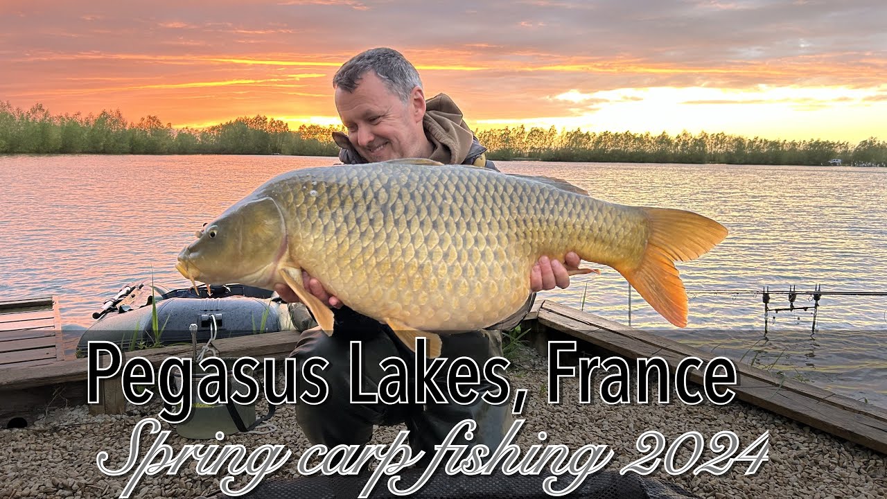 Spring carp fishing at Pegasus Lakes, France