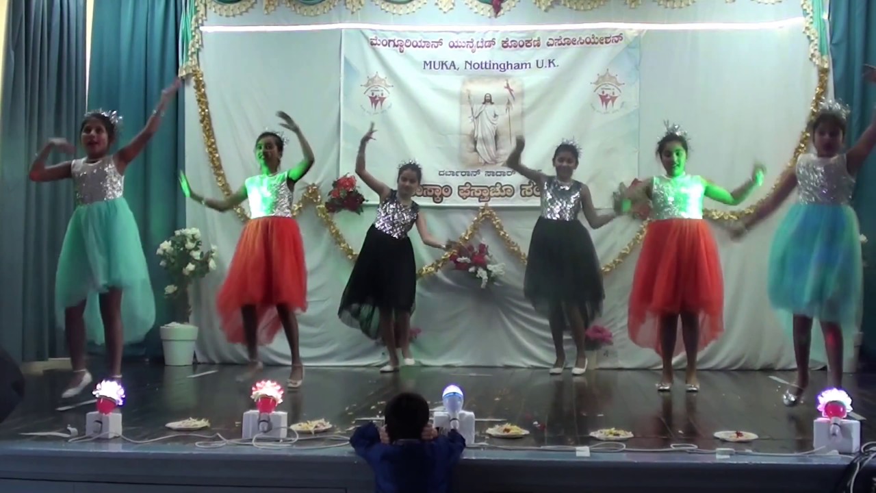 Konkani Welcome Dance - Junior Girls Of MUKA