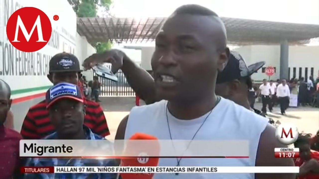 Migrantes exigen el salvoconducto en Chiapas