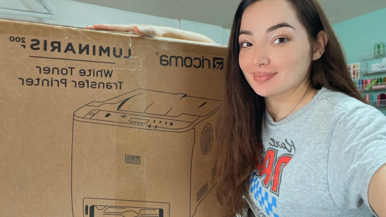 Unboxing Luminaris 200 White Toner Transfer Printer