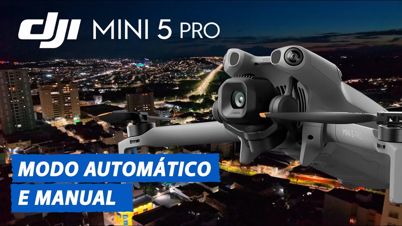 DJI Mini 5 Pro no Natal de Pouso Alegre 🎄✨ Manual vs Automático #dronebrasil #djimini5pro