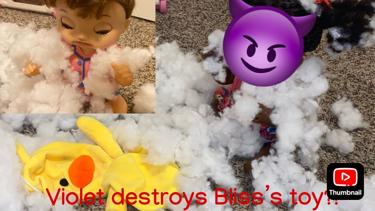 BA: Violet destroys Bliss’s stuffed animal?! #babyalive