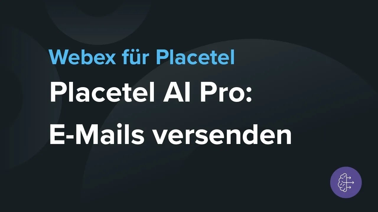 Placetel AI: E-Mails mit dem Voice Bot versenden