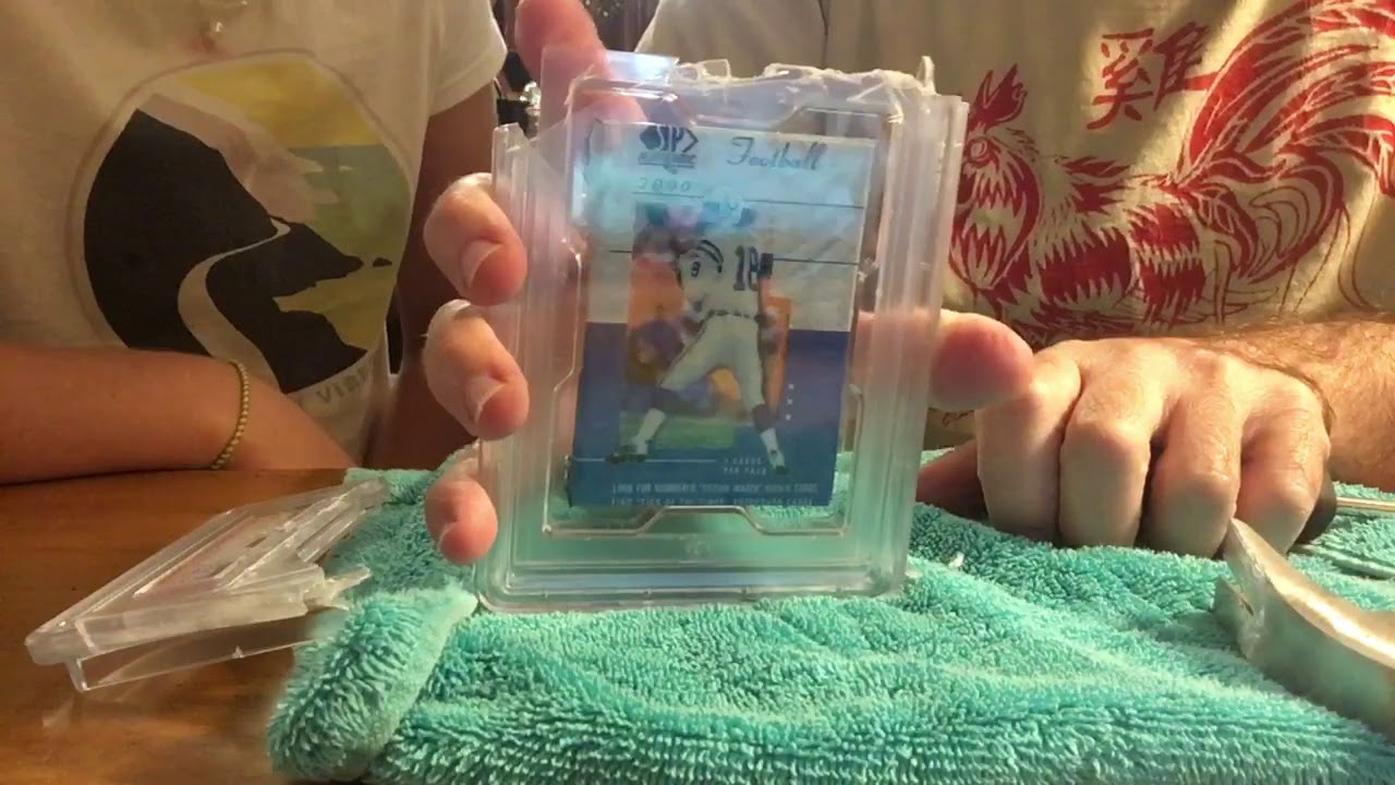 Opening a Pack of 2000 SP Authentic Football