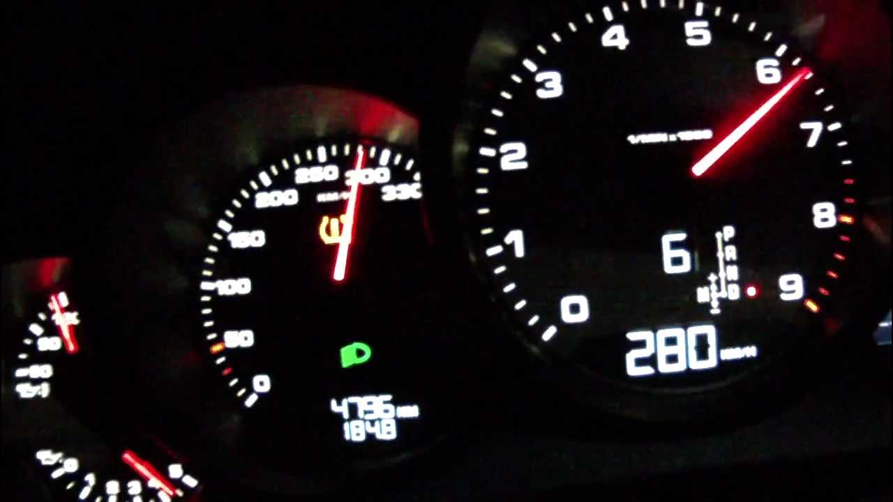 Porsche 911 991 Carrera 4S 2013 - acceleration 0-285 km/h + Vmax test
