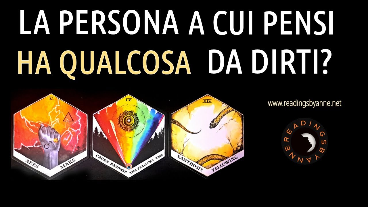 La persona a cui pensi ha qualcosa da dirti 💗 #letturatarocchi