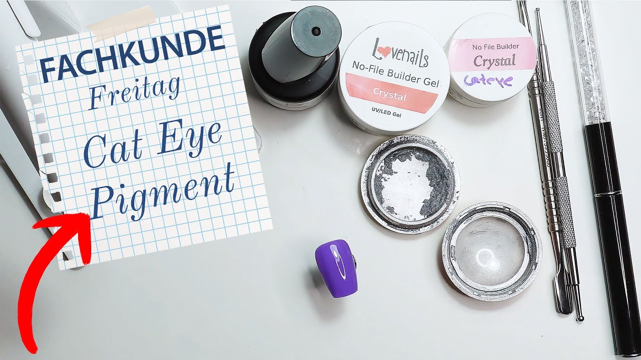 Cat Eye Pigmente richtig verarbeiten - 3 Methoden | Fachkunde Freitag 21