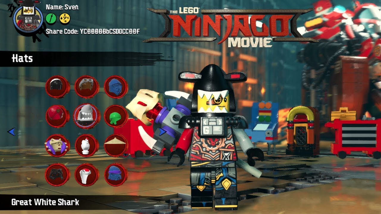The LEGO Ninjago Movie Video Game Character Creator with All Characters  Unlocked