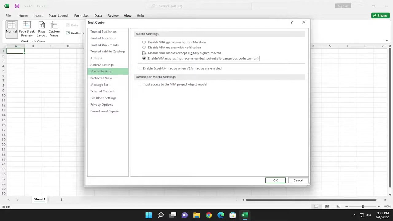 Как включить макросы в Microsoft Excel [Учебник]